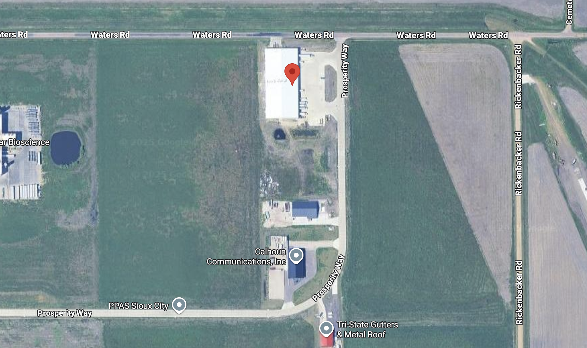 Map to Sioux Laundry, Inc. at 499 Prosperity Way, North Sioux City, SD 57049